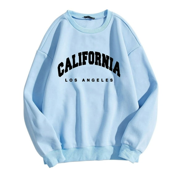 TAIAOJING Womens Casual Long Sleeve Graphic Tee Shirts Crew Neck Sweatshirts Pullover Tops For Women