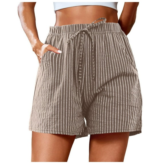 TAIAOJING Womens Casual Shorts High Waisted Casual Shorts Cute Soft Stretchy Bottoms Boxer Shorts, S-XL