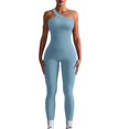 thumbnail image 1 of TAIAOJING Womens Overalls Yoga Jumpsuits Ribbed Tank Tops Rompers Sleeveless Exercise Jumpsuits, 1 of 6