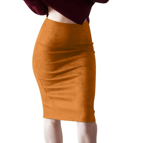 TAIAOJING Womens Short Skirt Short Women's Sexy Elastic Waist Skirt Party Carnival Dress Solid Color Half Skirt