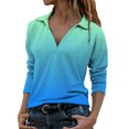 thumbnail image 1 of TAIAOJING Womens Top Print T Shirt Long Sleeve Casual Long Sleeve Top Fashion Clothes Tunic Tops Loose Blouses, 1 of 4