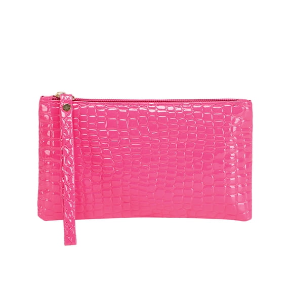 TAIAOJING Wristlet Wallet for Women Fashion Artificial Leather Solid Color Underarm Bag Phone Bag Envelope Bag Purse Bag