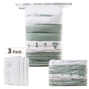 TAILI Large Space Vacuum Storage Bags, 3 Pack Extra Large for Clothing Comforters Blankets Bedding