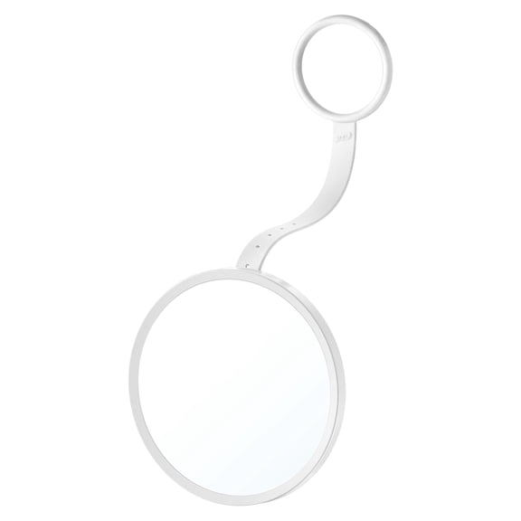 TAILI Shower Mirror Fogless for Shaving, Silicone Fog Free Hanging Mirror for Travel Camping, Bathroom Accessories, Shatterproof - Gifts for Men Women