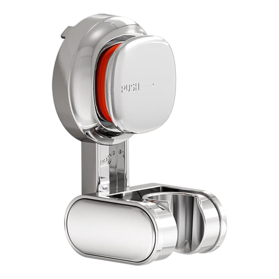 TAILI Suction Cup Shower Head Holder, with Visible Safety, Silver