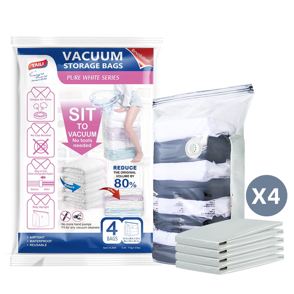Vacuum Seal Bags For Clothing Travel TAILI Jumbo Vacuum Storage