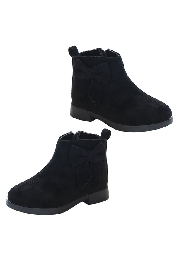 1 Pair Toddler Boots Girls Warmth Anti-slip Easy to Wear and Take Fashionable Winter Season