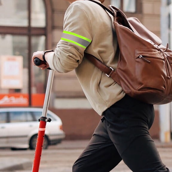 TAILTOSS 1 Roll Reflective Tape Outdoor 118X2X0.04In Light Green for Low-light Conditions