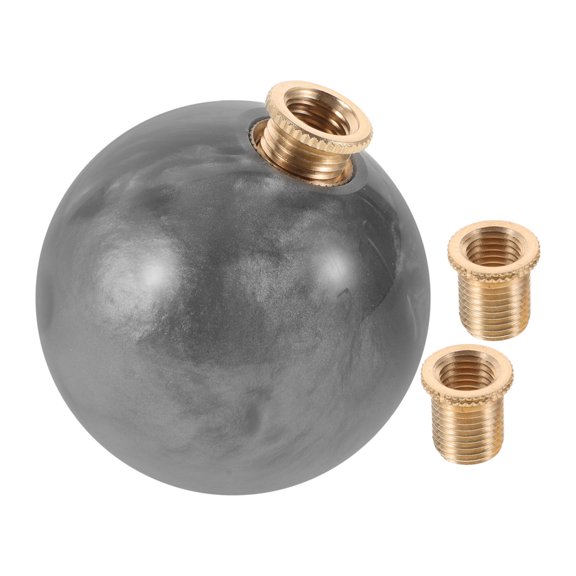 TAILTOSS Universal Car Shift Knob Set, Sleek Acrylic Exterior, Compact 2.2x2.2x2 Inch Design for Smooth Gear Shifting