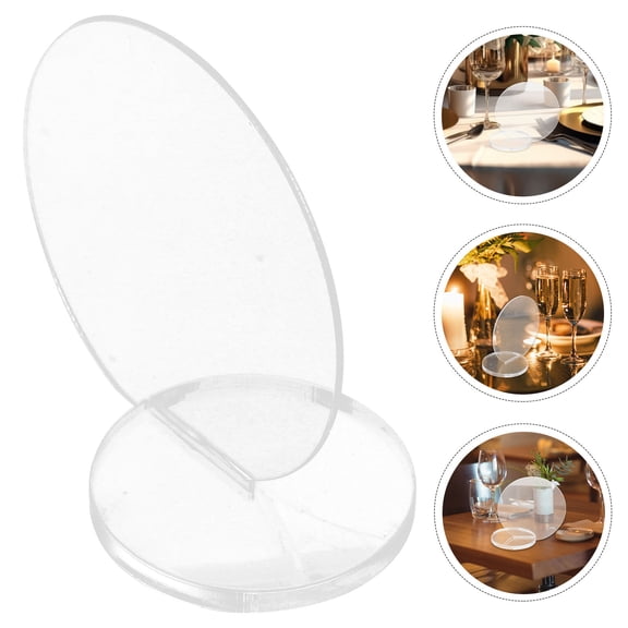 TAILTOSS 10 Set Round Acrylic Banquet Signs Numbers for Wedding 2.36X1.57X1.57in