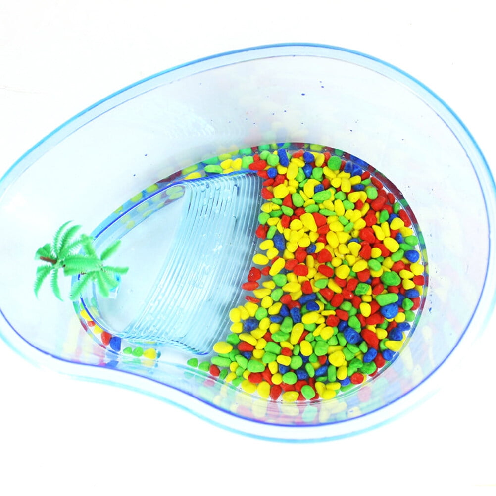 TAILTOSS 1000g Pack Irregular Shaped Mini Rocks Assorted Color Aquarium ...