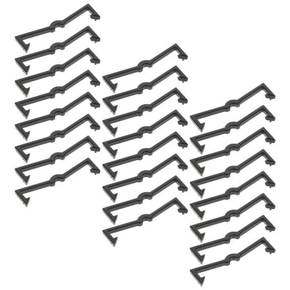 TAILTOSS 100Pcs Slip-resistant Black Pegboard Hook Locks for Home Organization Projects