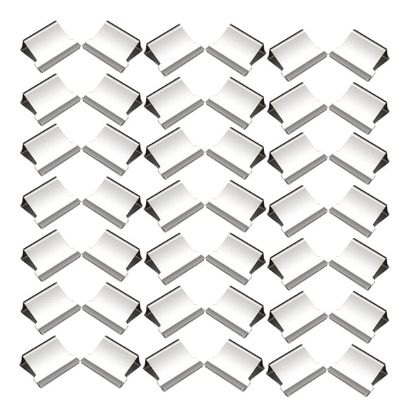 TAILTOSS 100pcs Student Data Sorting Clip Metal Refill Clips for Test Paper Fixing Silver for Students