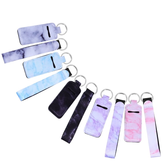 TAILTOSS 10Pcs Wrist Keychains for Women in Assorted Color with Keychain Holder