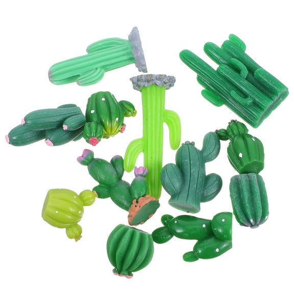 TAILTOSS 12pcs Desktop Ornaments Miniature Cactus For DIY Projects And Home Decoration Style