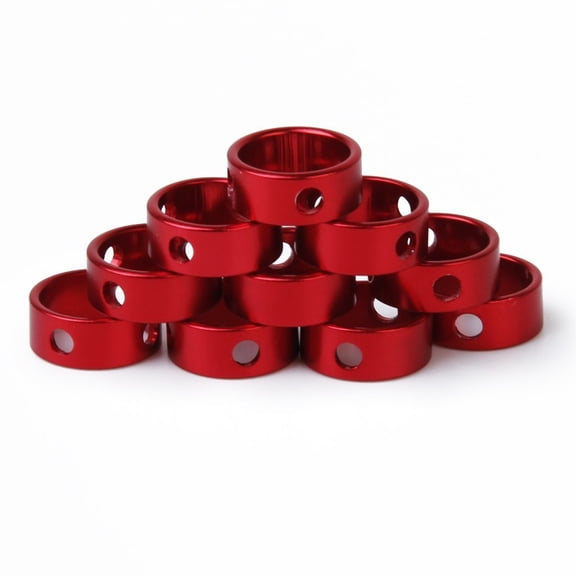 TAILTOSS 16pcs Tent Rope Buckle Aluminium Alloy Anti-slip Cord Tightener for Outdoor Use