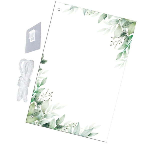 TAILTOSS Acrylic Dry Erase Whiteboard 11.8x7.9in, 1 Pack Rectangular Board for Home, Office, School Use