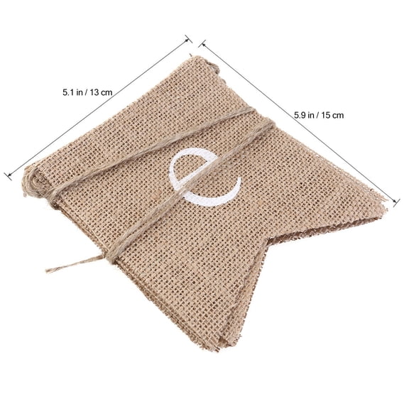TAILTOSS Hen Party Decorations Burlap Hessian Banner for Bachelorette Party, 1 Piece Rustic Bridal Shower Decor
