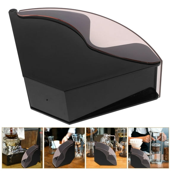 TAILTOSS 1Pack Coffee Filter Holder Black ABS Material for Home and Office Use