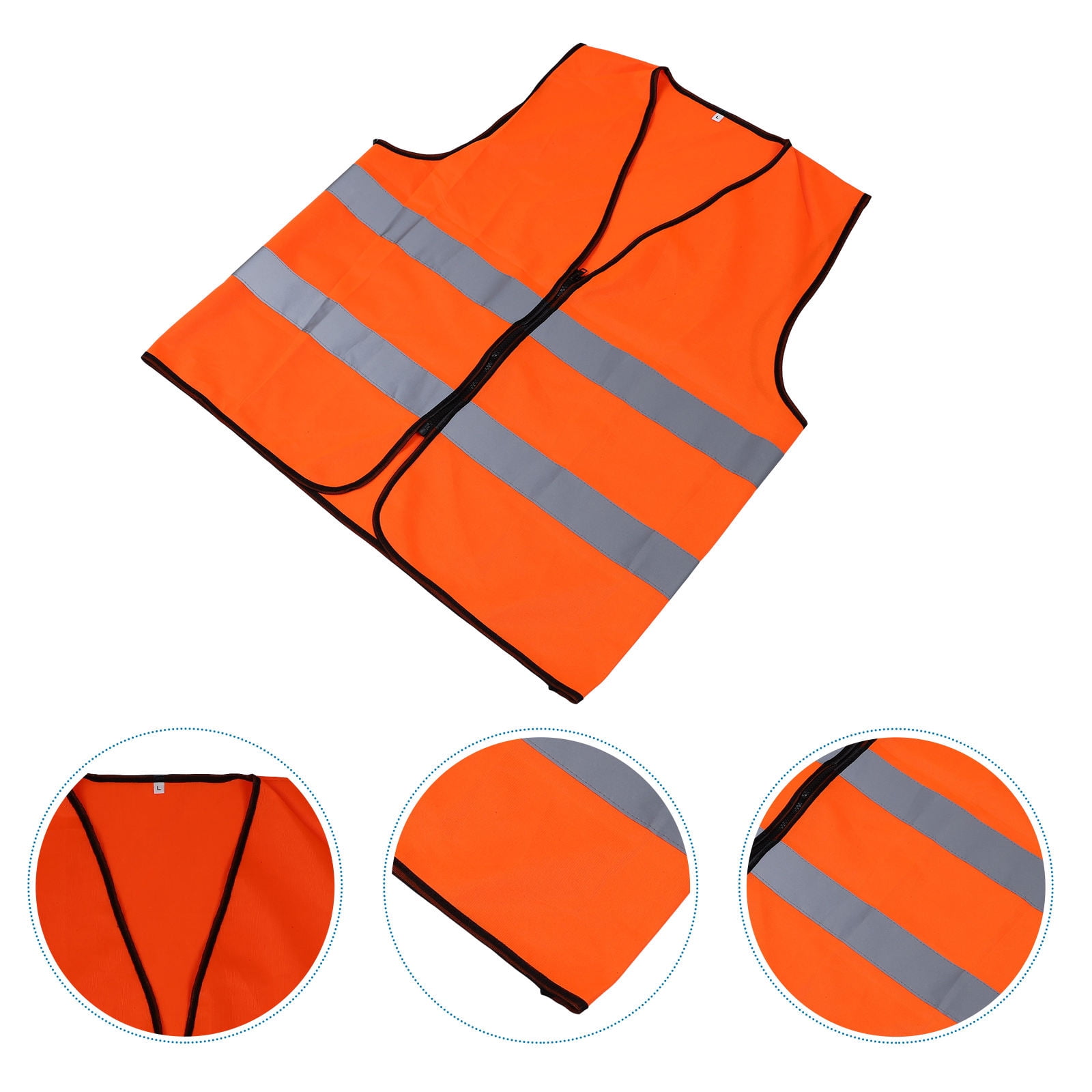 TAILTOSS 1Pack Orange Polyester Reflective for Night Work and Outdoor Jobs 27.6x23.6in