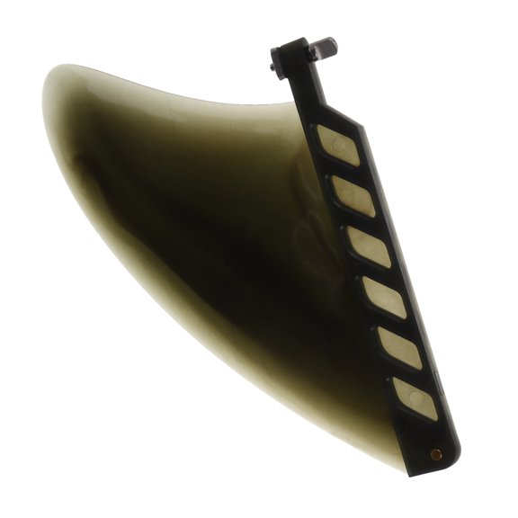 TAILTOSS Black Detachable Surfboard Stabilizer Fin with Large Fish Tail Design for Improved Control and Enhanced Water Performance