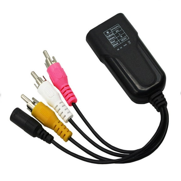 TAILTOSS 1Pack USB Video Adapter to Converter for Electronic Devices Analog to Digital Conversion
