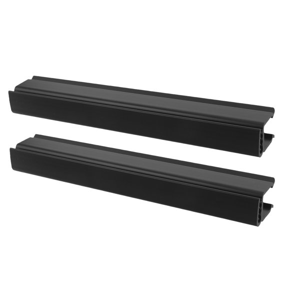TAILTOSS 1Pair Black Golf Cart Frame Clips for Glass Mounting with Anti Slip and Rust Resistant Coating