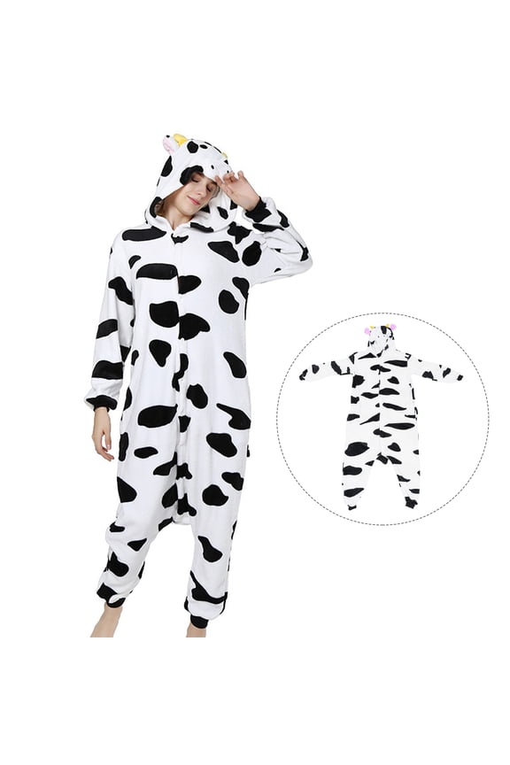 1Pc Custom Pajamas Flannel Fabric Cartoon Pajamas for Men Women Cosplay and Costumes