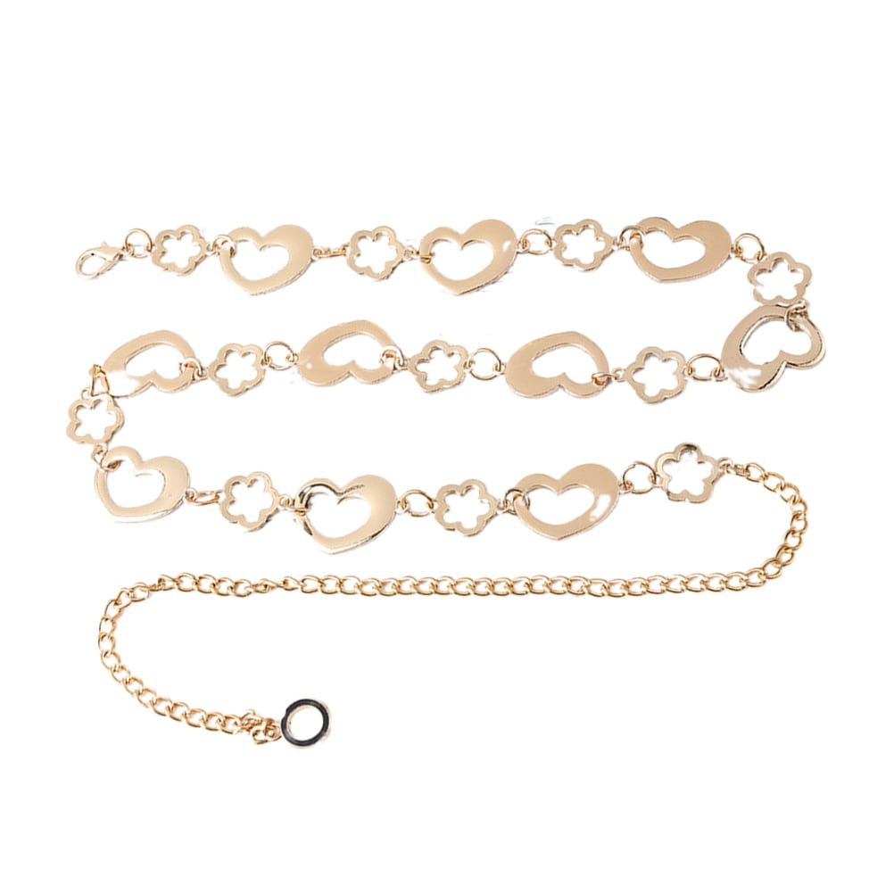 TAILTOSS 1Pc High-end Design Golden Metal Body Chain Waist for Women ...