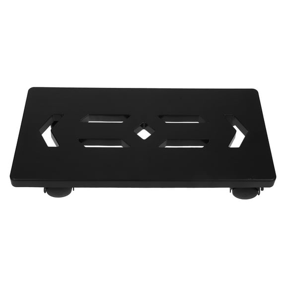 TAILTOSS 1Pcs Black Plastic Pc Stand for Floor and Carpet with Cooling and Ventilation Features