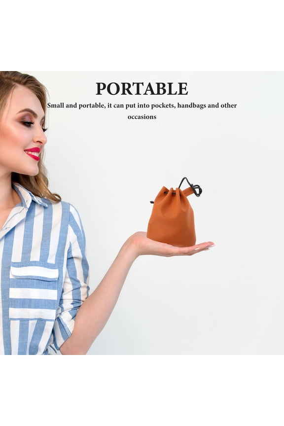 golf tee holder Coin Pouch Rustic Artificial Leather 1Set for Women Various Occasions