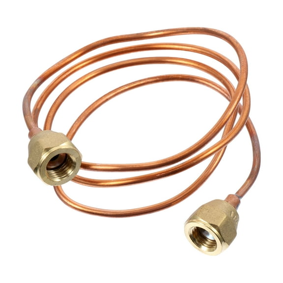 TAILTOSS 1Pcs Copper Tubing Refrigeration for Heat Dissipation and Connection 85X0.63in