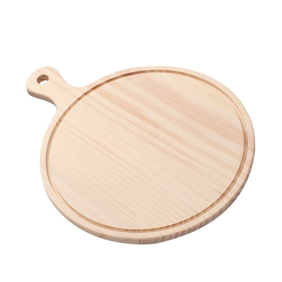 TAILTOSS Beige Wooden Tray, and Wear-Resistant Food Serving Tray for Dining and Entertaining