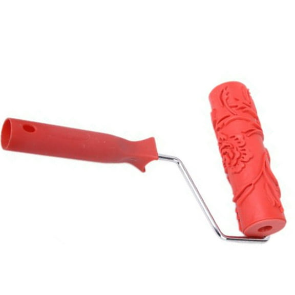 TAILTOSS 1Pcs Flower Pattern Painting Roller for Interior Design 7Inch