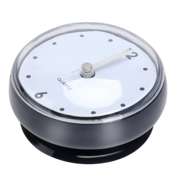 TAILTOSS 1Pcs Hanging Wall Clock Dark Grey 8x3.1in ABS Waterproof Anti-fog Silent Kitchen