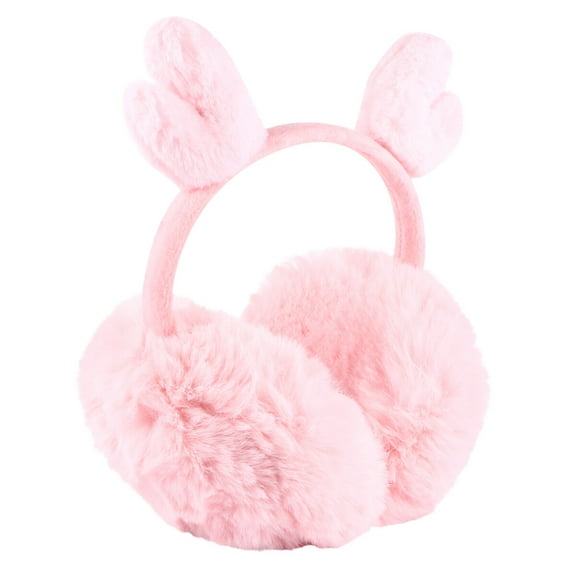 TAILTOSS Reindeer Antlers Headband with Warm Earmuffs, Stylish Holiday Accessory for Comfort and Festive Fun