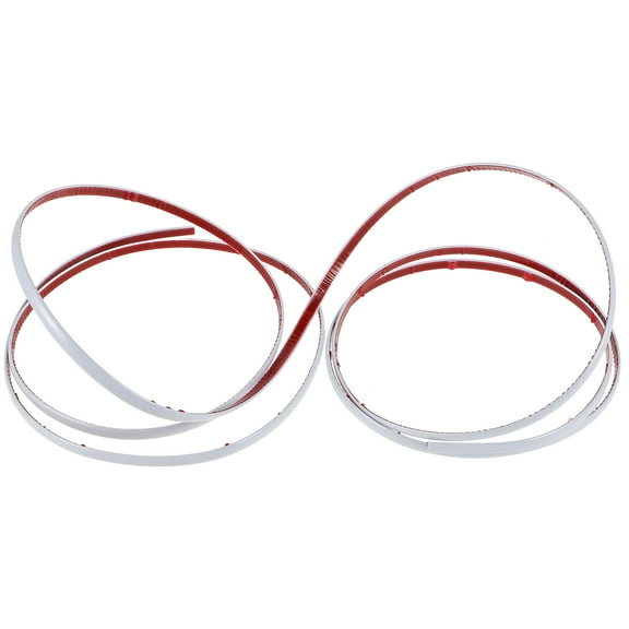 TAILTOSS 1Pcs White Flexible PVC Edge Banding Strip for Furniture and Cabinet Sealing