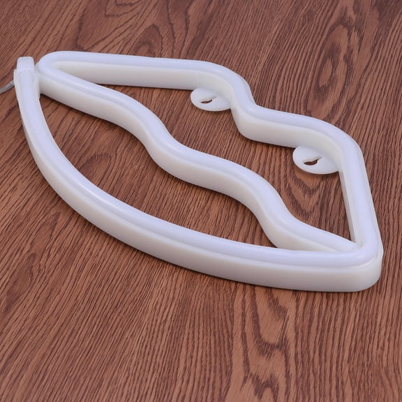 TAILTOSS 1Piece Neon Light Sign Red Lip Kiss Decor Romantic Style Wall Decoration for Home Users Event Organizers