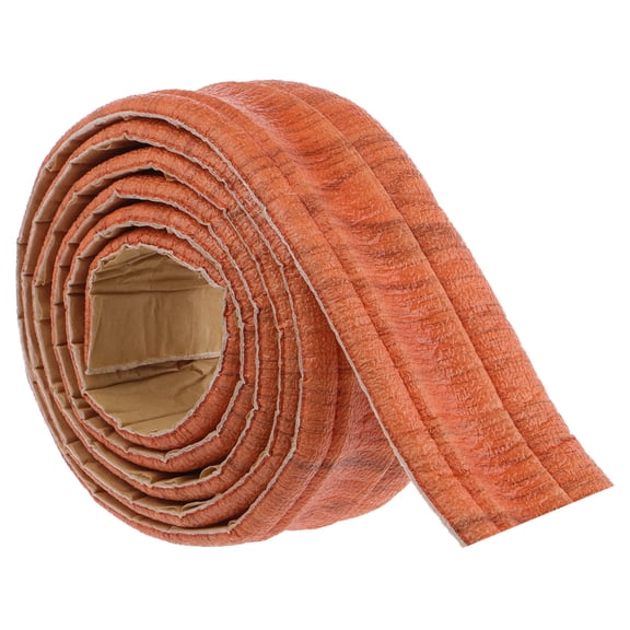 TAILTOSS 1Set 3D Stereoscopic Wall Trim Sticker in Chocolate for Room Enhancement 92.5x3.1x0.4In