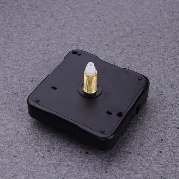 TAILTOSS 1Set Black Metal Clock Movement for Precise Timekeeping and Silent Operation