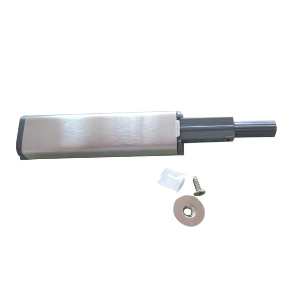 TAILTOSS 1Set Cabinet Rebound Device Silver Metal for Furniture Home Use 7.5x2.1x2Cm