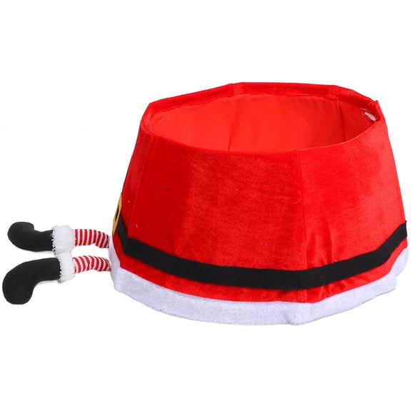 TAILTOSS 1Set Christmas Tree Collar Non Woven Circular Elegant Design for Home Decor and Office Decor