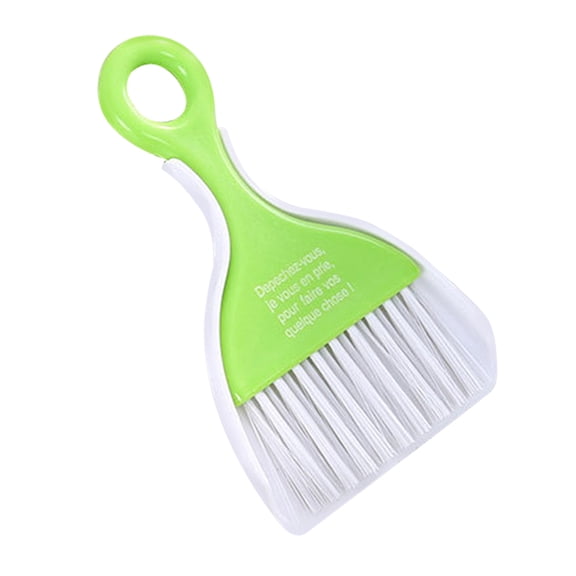 TAILTOSS Tabletop Mini Broom Sweeper Dustpan Set Plastic Random Color for Office Cleaning 1 Set
