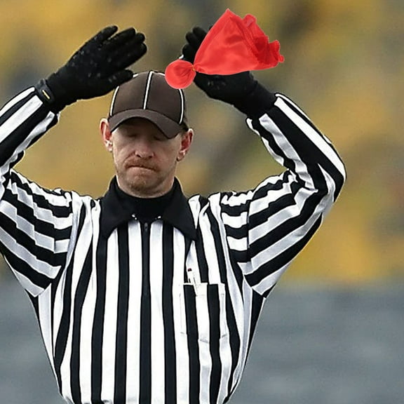 TAILTOSS 1Set Flag Football Flags Youth Polyester Standard Design 11.8X1.4X1.4in For Referees