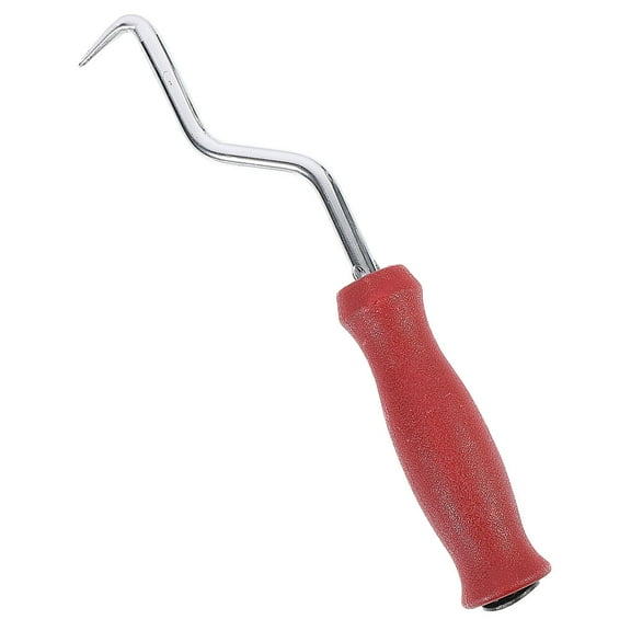 TAILTOSS 1Set Hook Tool Ergonomic Grip Wire Hooks for Construction Sites Red Steel 8.25X0.98X0.98in