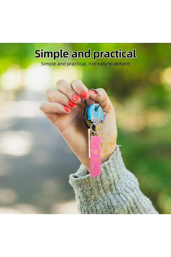 Number 2025 Keychain Stylish Design Acrylic Pink 1Pcs
