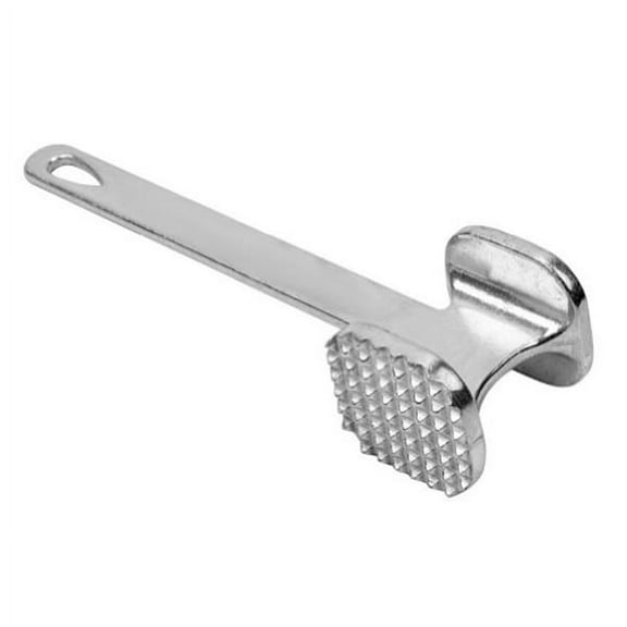 TAILTOSS Dual-Sided Meat Mallet Pork Chop Hammer Aluminum 1Pcs Silver