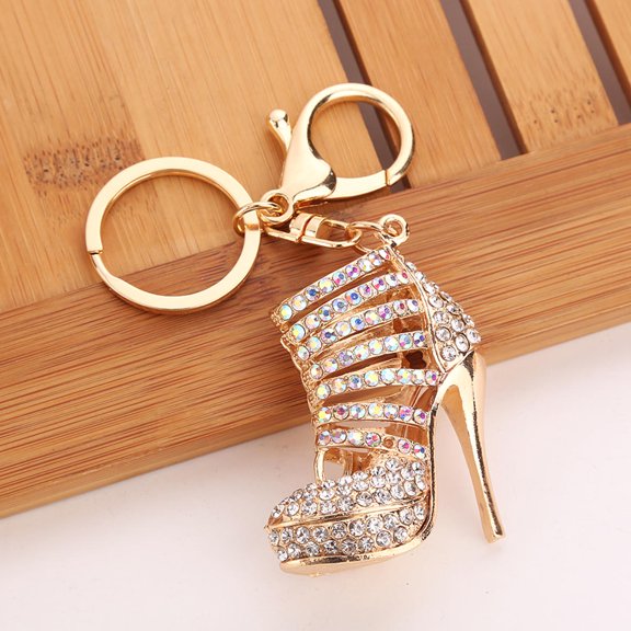 TAILTOSS 1Set Shoe Charms with Metal Material for Women Bag Pendant and Key Decoration