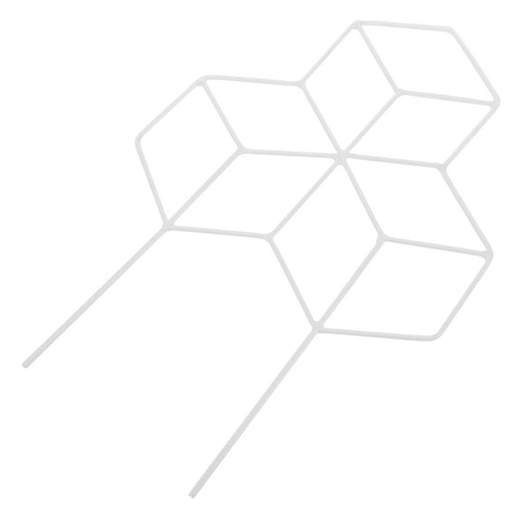 TAILTOSS 1Set Sturdy Structure Iron Trellis for Climbing Plants Potted Plants Decorative Purpose 11.8x7.9in