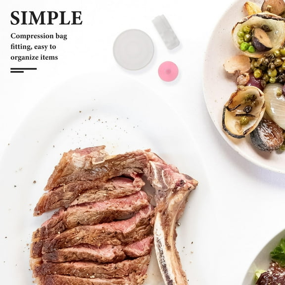 TAILTOSS 1set Airtight Bag Stoppers Valve Locks For Efficient Storage Clips For Vacuum Bags